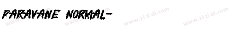 Paravane Normal字体转换
